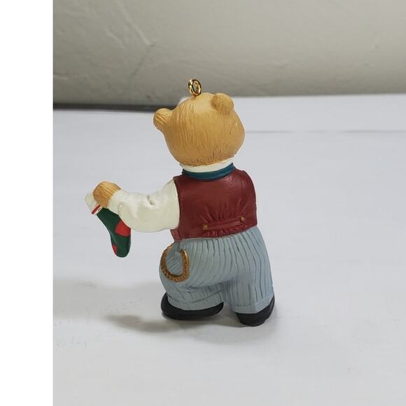 Vintage 1993 Hallmark Keepsake The Bearingers - Papa Bearinger Ornament #1 - Picture 4 of 6